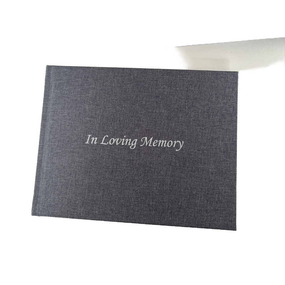 Funeral Guest Book for Memorial & Funeral Services– In Loving Memory